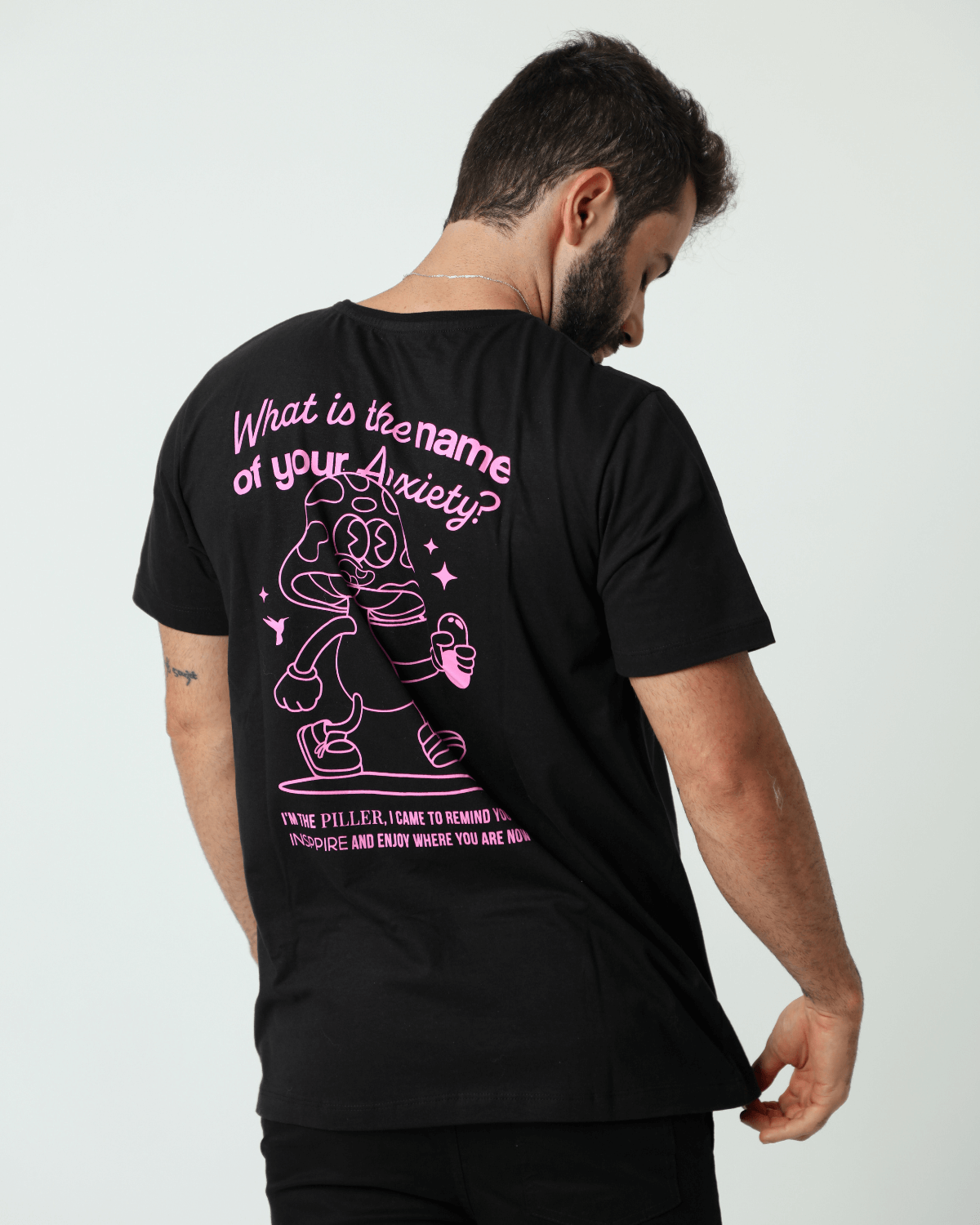 Camiseta Preta Anxiety