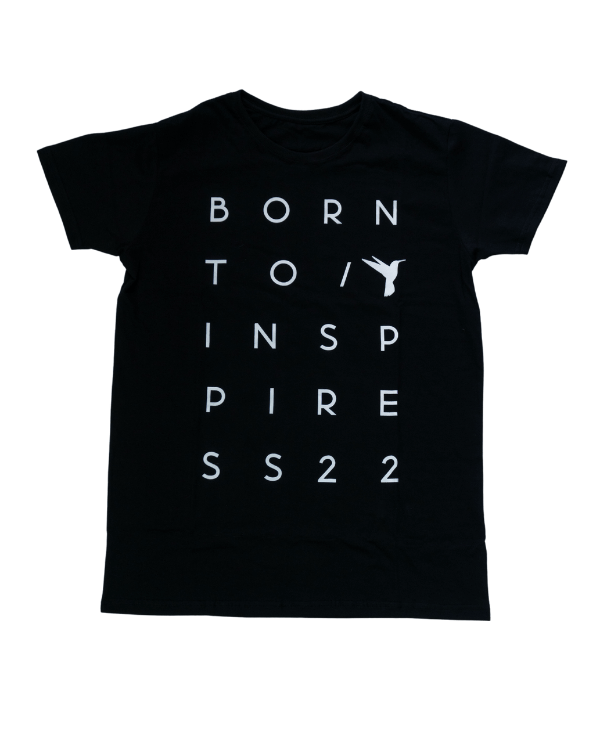 Camiseta Preta Born to SS22 [Dupla Face]