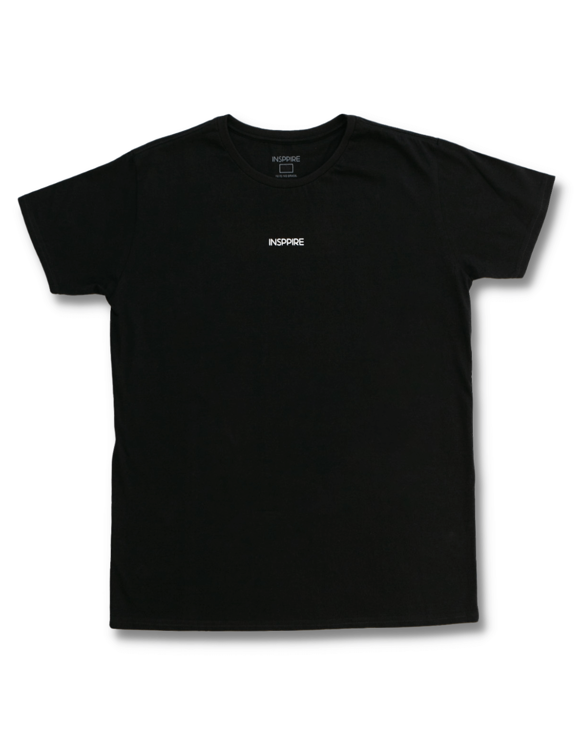 Camiseta Preta Overslim Minimal Logo